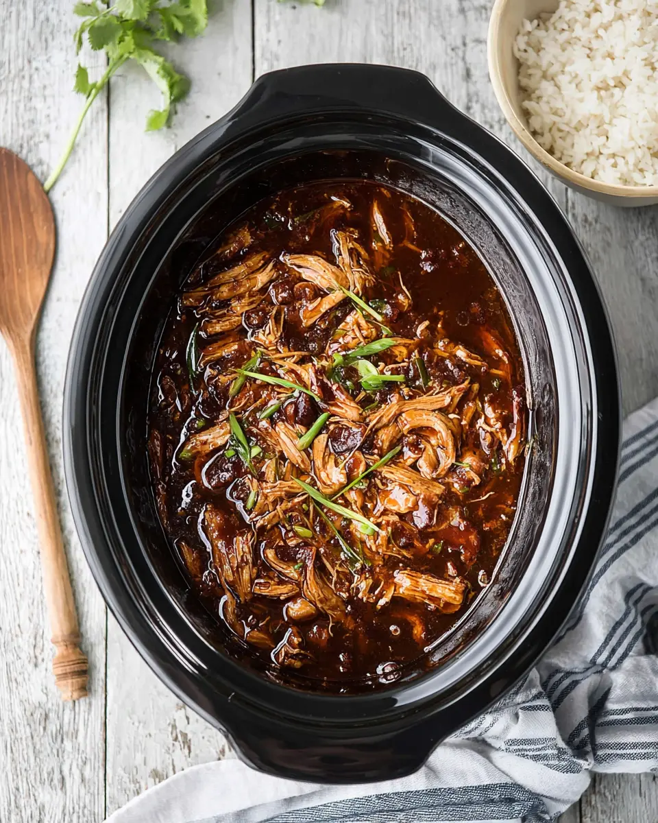 Crock Pot Bourbon Chicken – Sweet, Savory & Set-It-and-Forget-It Delicious