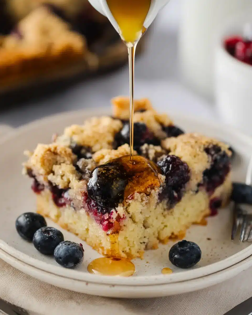 Blueberry Buttermilk Pancake Casserole