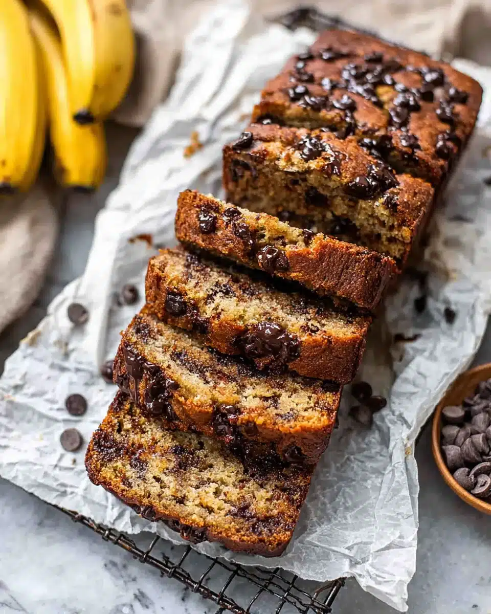 Super Moist Chocolate Chip Banana Bread
