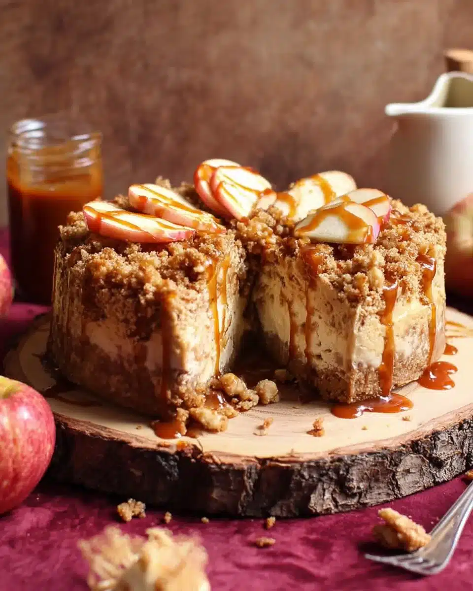 Apple Crumble Cheesecake Recipe – The Perfect Thanksgiving Dessert