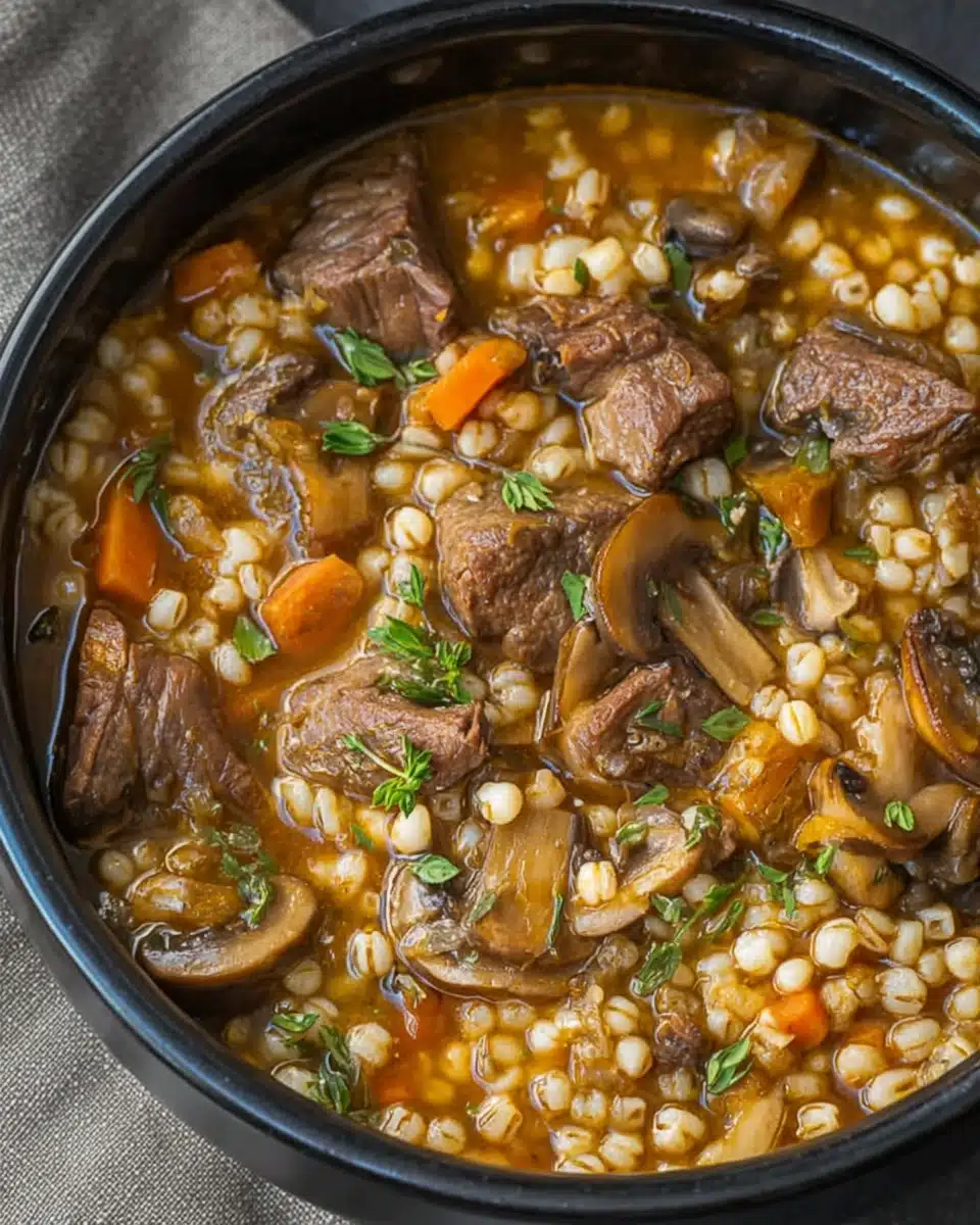 Beef Barley Soup Recipe (Hearty, Comforting & Easy)