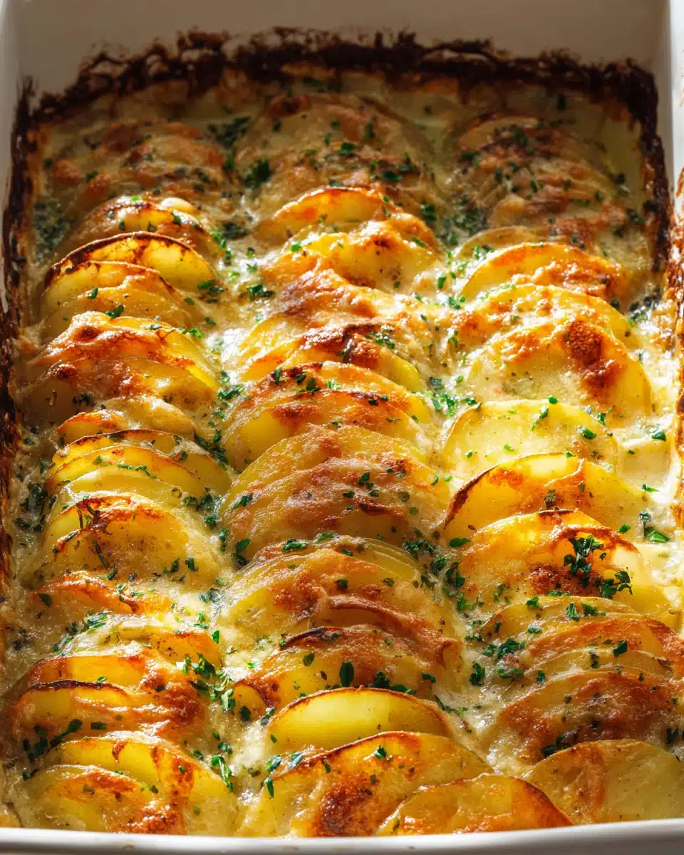 Cheesy Scalloped Potatoes | The Ultimate Christmas Dinner Side Dish
