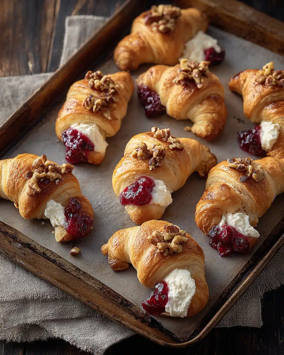 Thanksgiving Cranberry Cream Cheese Crescent Bites – Flavor Scroll