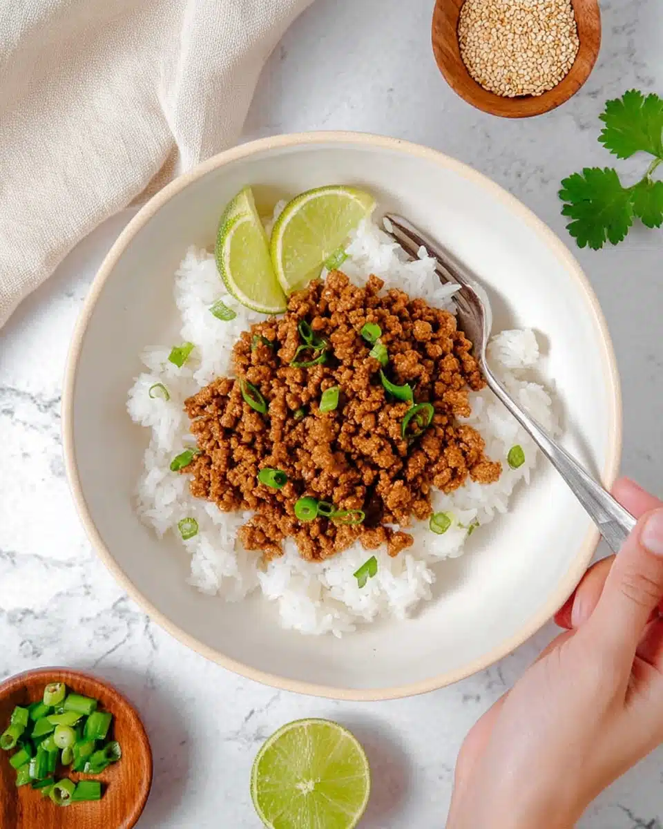 Ginger Honey Ground Pork