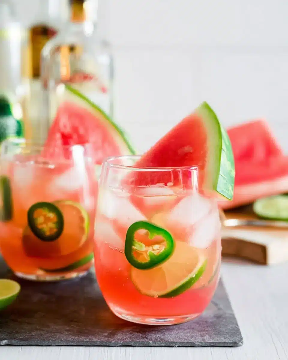 La Bruja Cocktail – A Spicy Watermelon Halloween Drink