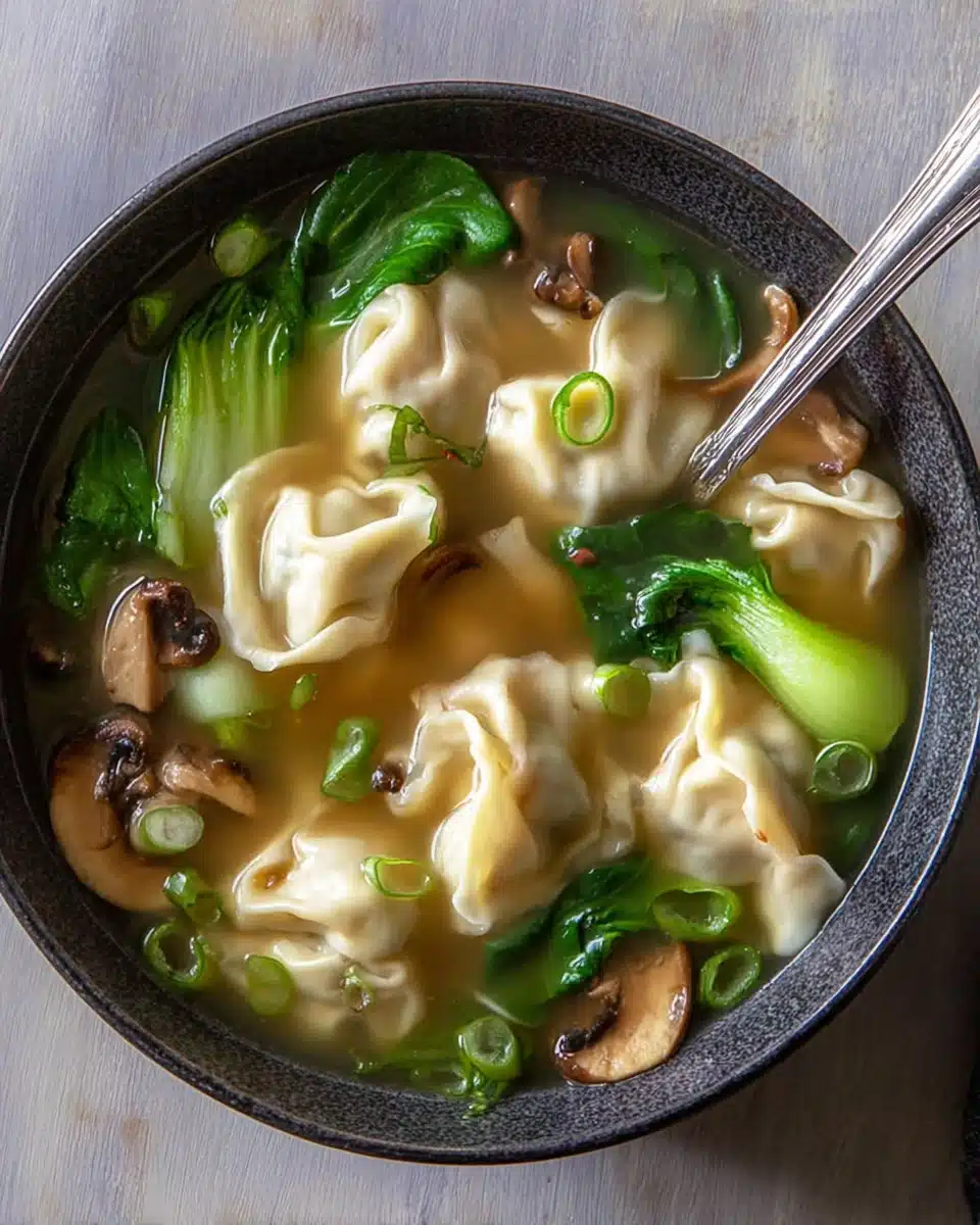Quick and Easy Wonton Soup Recipe