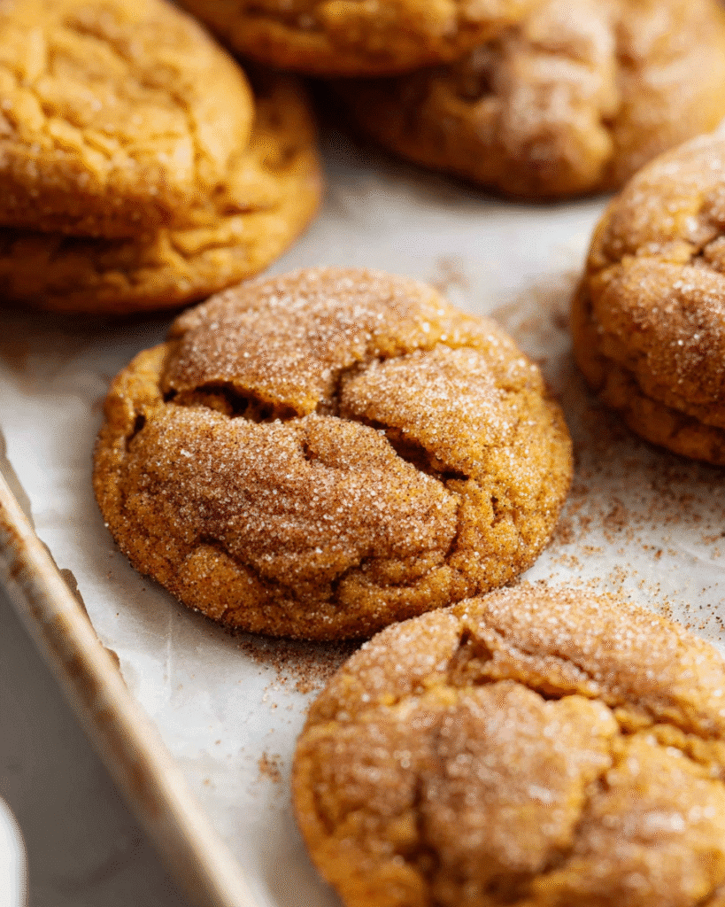 This Soft and Chewy Pumpkin Cookies Recipe brings warm spice, nutty brown butter, and soft centers together. Quick to mix, no mixer needed, and perfect for Halloween trays or a cozy fall treat.