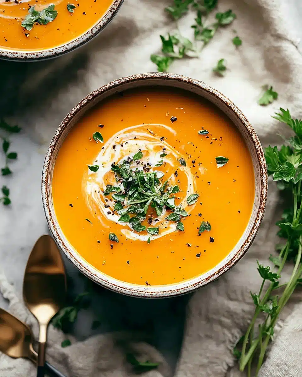 Spicy Butternut Squash and Sweet Potato Soup Recipe