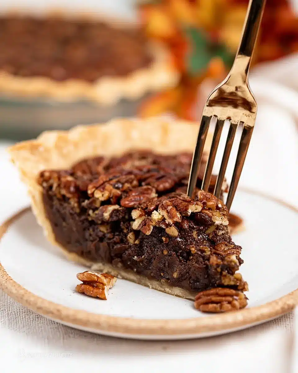 Texas Chocolate Pecan Pie