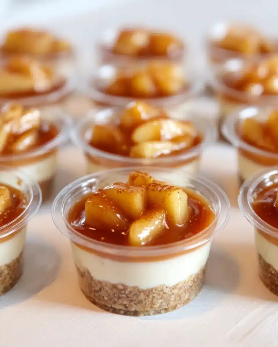 Caramel Apple Dessert Cups