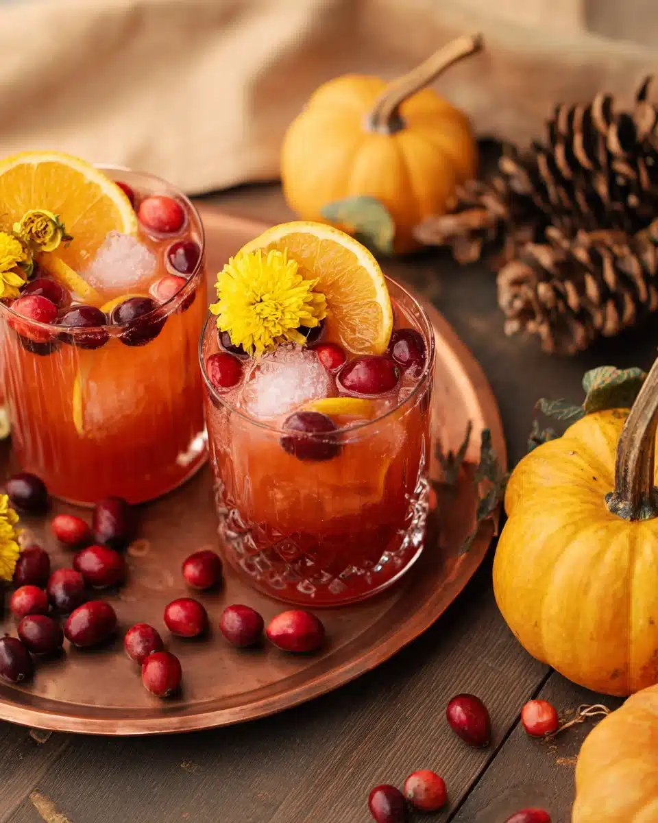 Cranberry Orange Prosecco Punch (Thanksgiving Cocktail Recipe)