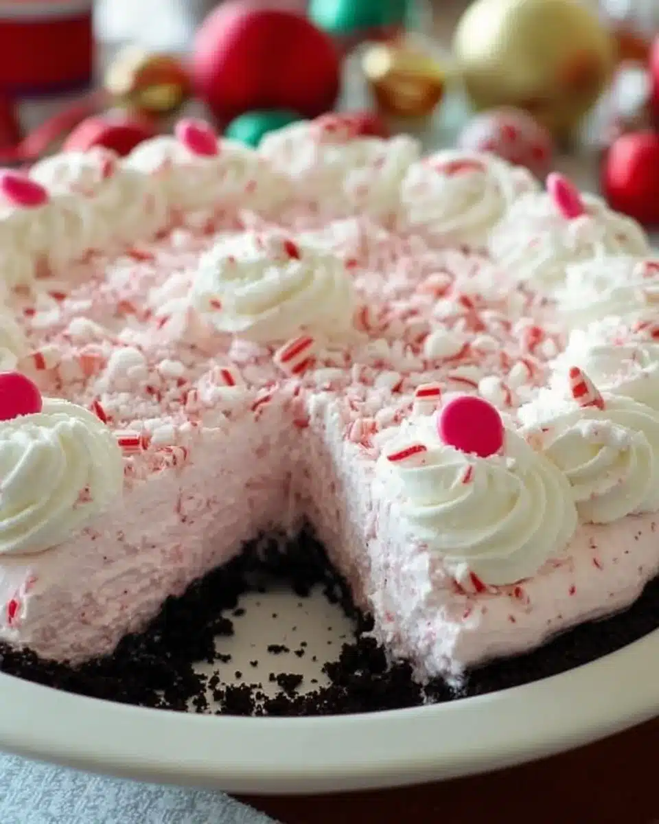 Peppermint Pie: A Cool and Creamy Christmas Dessert