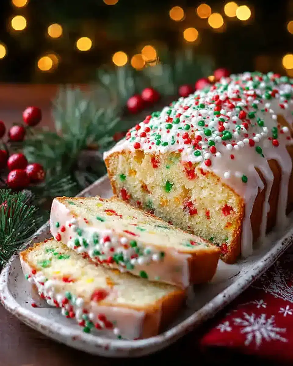 Sprinkle Buttermilk Bread Recipe (Festive Christmas Dessert with Buttermilk Goodness)