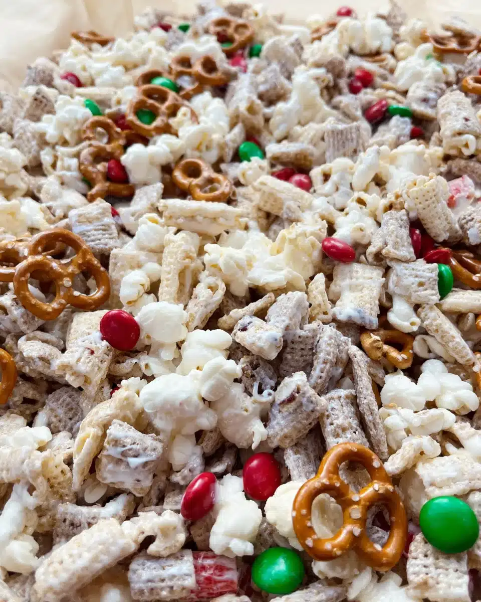 Reindeer Chow (Christmas Snack Mix Recipe)