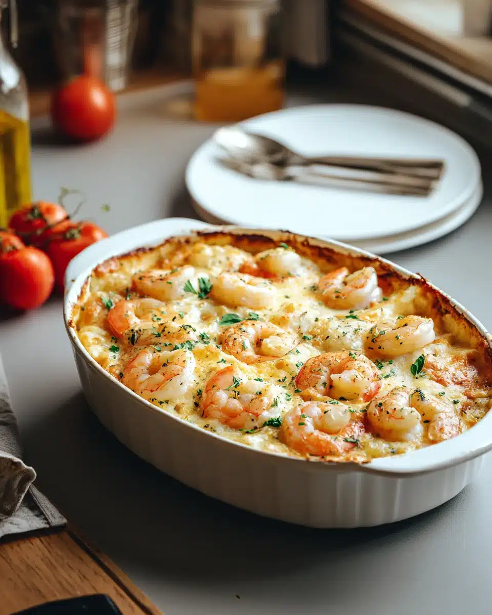Creamy Baked Seafood Casserole (Perfect for Christmas Dinner)