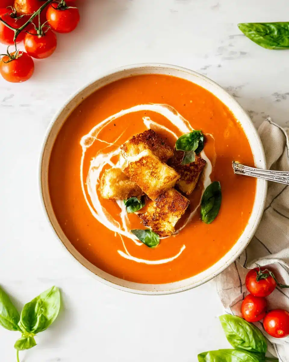 Roasted Tomato Soup (Easy, Creamy & Flavor-Packed)