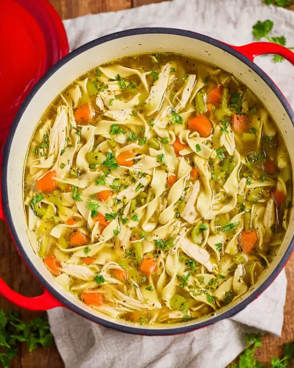 Turkey Noodle Soup Recipe (Comforting & Easy)