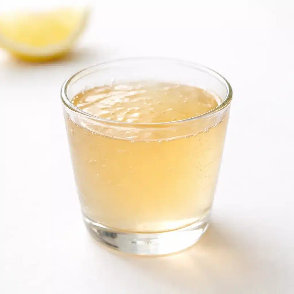 collagen gelatin trick drink before meals on white background