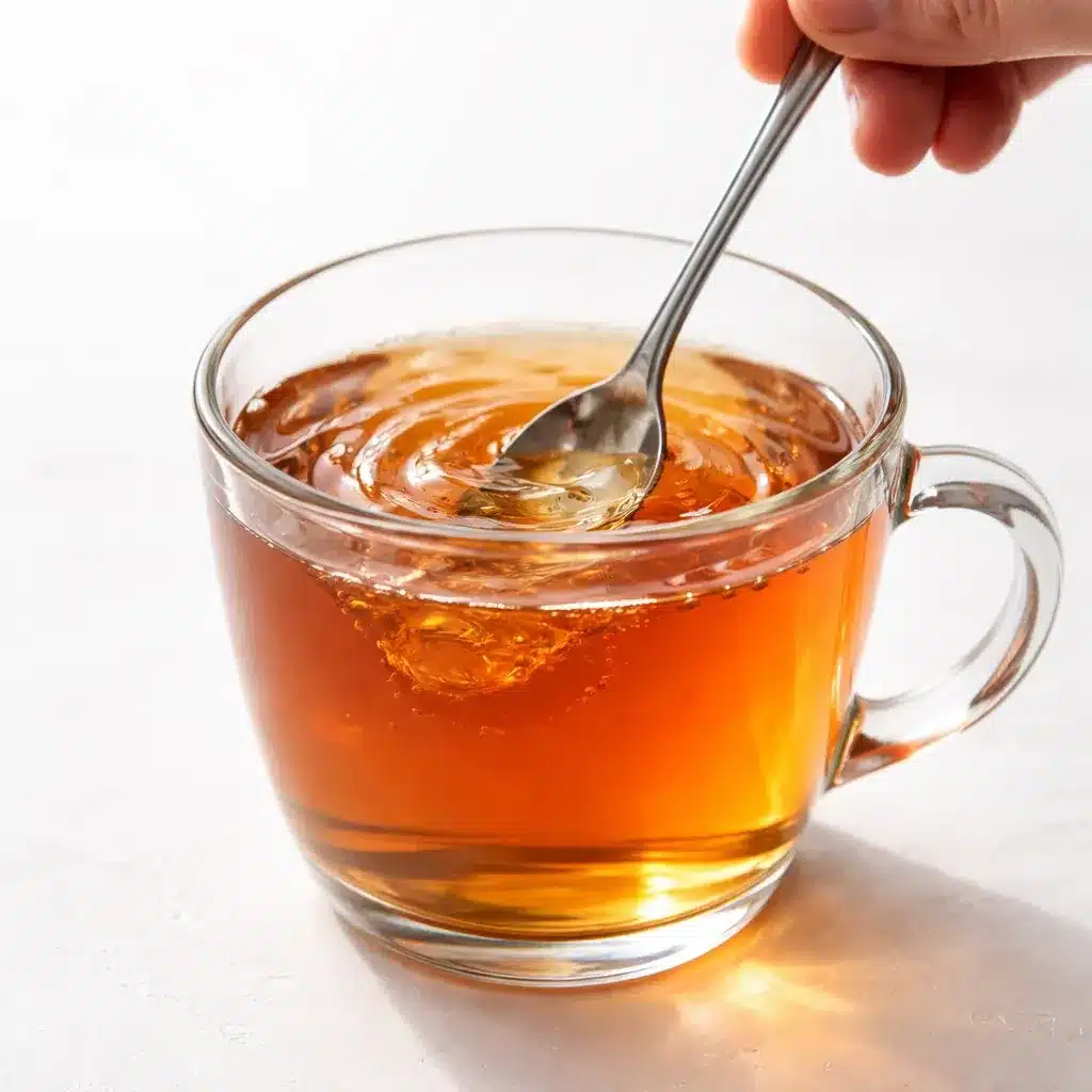 Stirring tea gelatin drink for dr jennifer ashton gelatin trick recipe