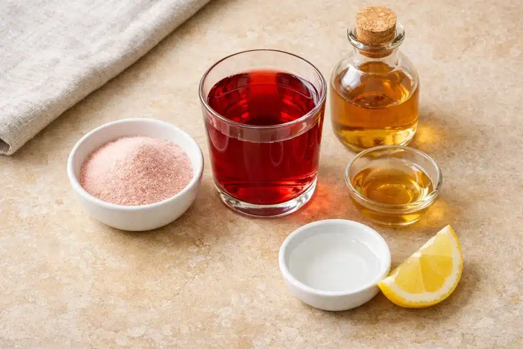 Jillian Michaels Gelatin Recipe ingredients with cranberry juice and gelatin