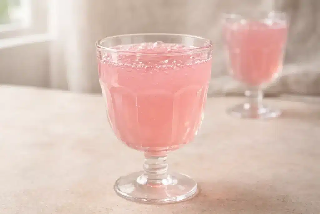 Jillian Michaels Gelatin Recipe pink drink before chilling